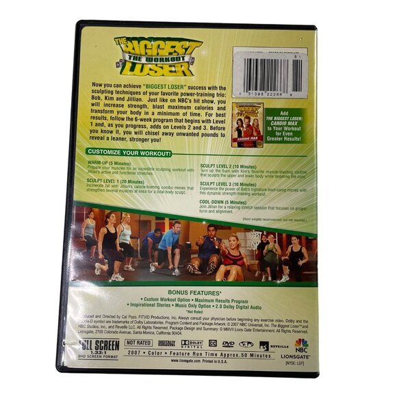 Jilian Michaels The Biggest Loser Power Sculpt 6 Week Program u Levels 1 2 3 W - Picture 6 of 8